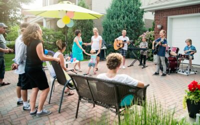 Neighborhood Block Parties: Driveway as Community Gathering Space