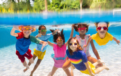 Pool Party Seating: Retaining Walls as Entertainment Features